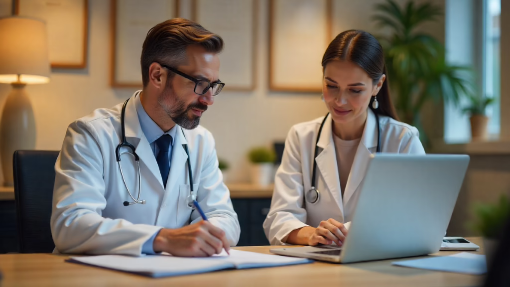 Online platform displaying physician licensing service tools used for Pennsylvania medical license processing.